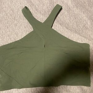 Green Sleeveless Top